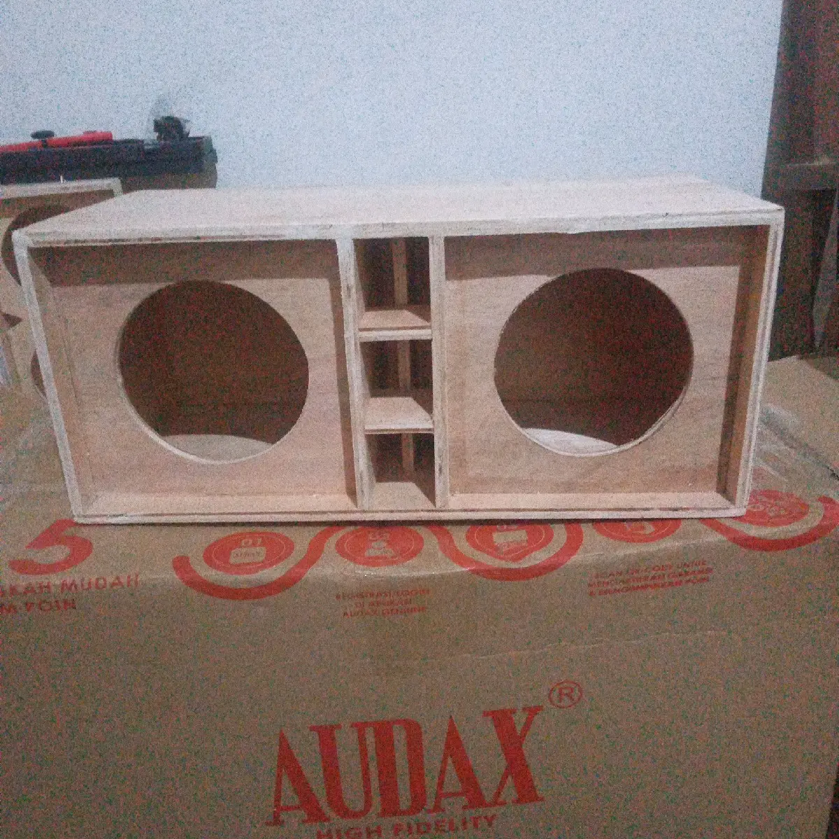 box speaker mini scoop 5 inch doble