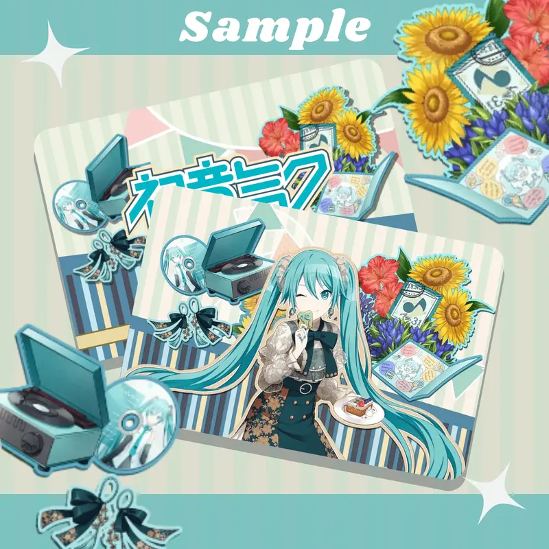 PHOTOCARD GAME ANIME Project Sekai Ft. Hatsune Miku | Happy Anniversary SETS Ver.1| GLOSSY DOUBLE-SIDED | UnOfficial Fullart Cards 1