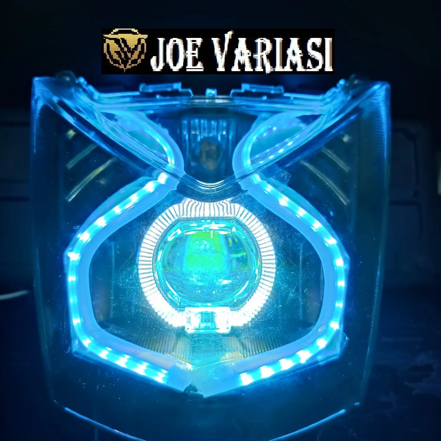 Paket Lengkap Lampu Alis Beat FI 2013-2015 dengan Reflektor Biled Ala-ala - Motorcycle