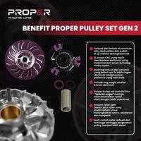 Gambar PROPER RACING LINE MAGIC PULLEY SET KZR VARIO 125 OLD PROPER RACING LINE dari Proper Racing Line Kota Administrasi Jakarta Utara 3 Tokopedia