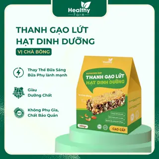 Healthy Farm - Thanh Gạo Lứt Hạt Dinh Dưỡng Cao Cấp  200g ( Vị Chà Bông ) 1