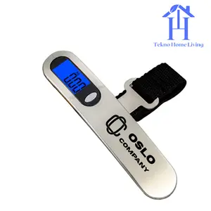 OSLO Company Timbangan Koper Elektronik Portable Stainless Travel Luggage Scale Maks 50kg