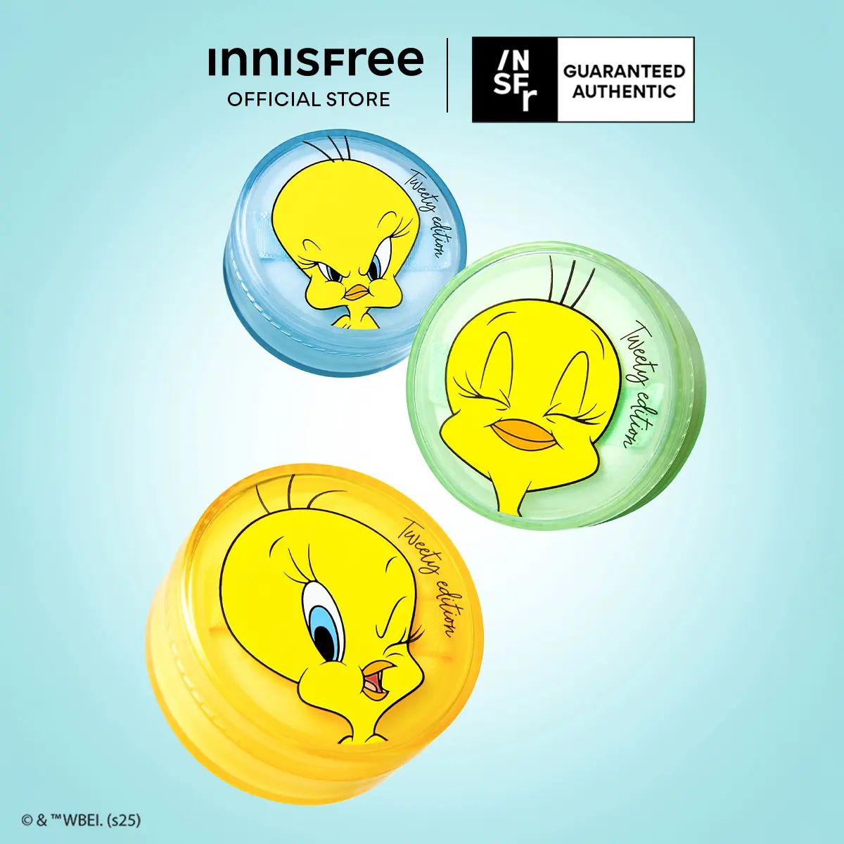 Looney Tunes x INNISFREE [Tweety edition] No Sebum Mineral Powder