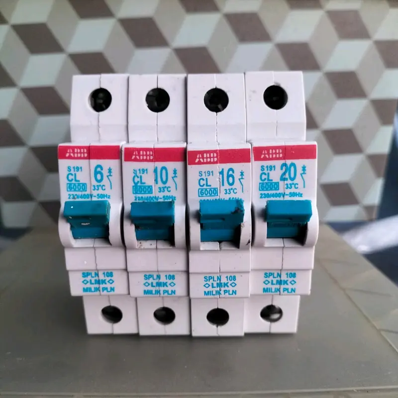 MCB ABB modifikasi anti jeglek 2a rasa 6A 2a rasa 10a siap pakai 2