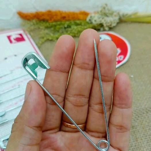Peniti Jumbo Stainless 8cm - Isi 6 Buah - Peniti Kasur Besar 3