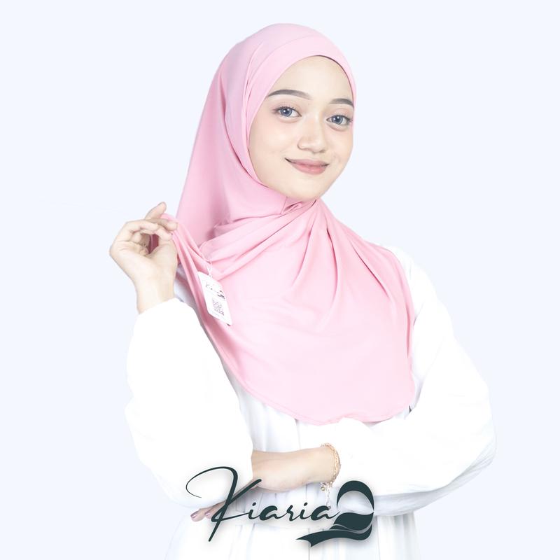 Kiaria - Daily Hijab Jilbab Instan Non Pet Jersey Premium Aleena Oval 7