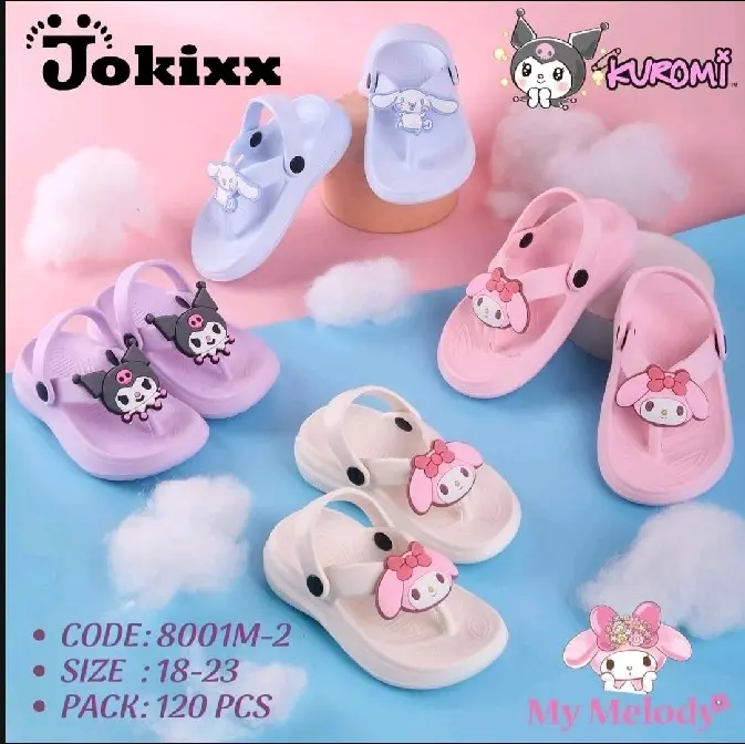 Sandal Anak Perempuan kuromi cinamorrol Melody Sandal Bayi perempuan 1 - 2 tahun