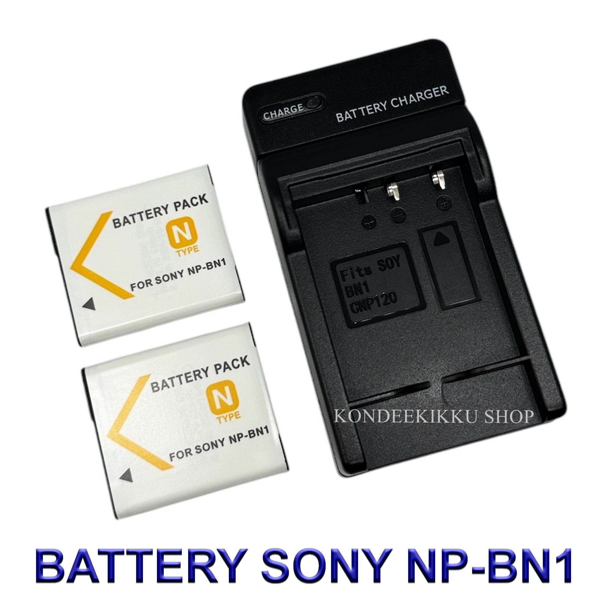 NP-BN1 \ BN1 แบตเตอรี่ \ แท่นชาร์จ \ แบตเตอรี่พร้อมแท่นชาร์จสำหรับกล้องโซนี่ Battery \ Charger \ Bat
