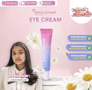 Eye Cream BOA - Mengatasi Kerutan dan Mencerahkan Mata Panda Hitam Kantung Mata Memutihkan Area Gelap Wajah
