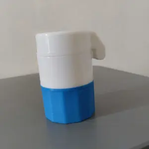 COD YBL Penghancur Obat 4 in 1 Praktis Tempat Penyimpan Pil dengan Pisau Cutter Bahan Plastik ABS Ukuran 4,5x4 cm Berat 45 Gram Dilengkapi untuk Memotong dan Menghancurkan Obat Jadi Bubuk