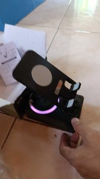 Product Review of Adjustable Mobile Phone Holder with Powerful Sound Bluetooth Speaker With microphone Small portable from M**e 3