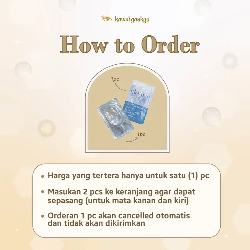 KawaiGankyu Softlens - Clearie Queen Gray  Contact Lens (1pc/SETENGAH PASANG) 2