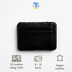 Tolu Magic Wallet Dompet Kartu Dan Uang Lipat Pria Wanita Card Holder Tipis Mini Premium