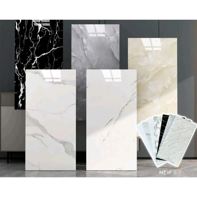 10pcs Wallpaper dinding VINYL Marble 30 x 60 cm  Lantai Vinyl Marbel Granit Stiker Lemari Cabinet Marbel