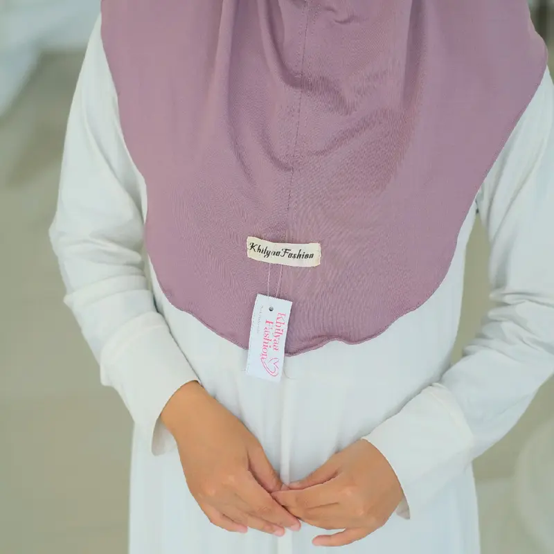 KhilyaaFashion-JILBAB INSTAN BERGO NON PET FREE ZIPPER BAG / HIJAB DAILY BERGO INSTAN JERSEY TERBARU 1