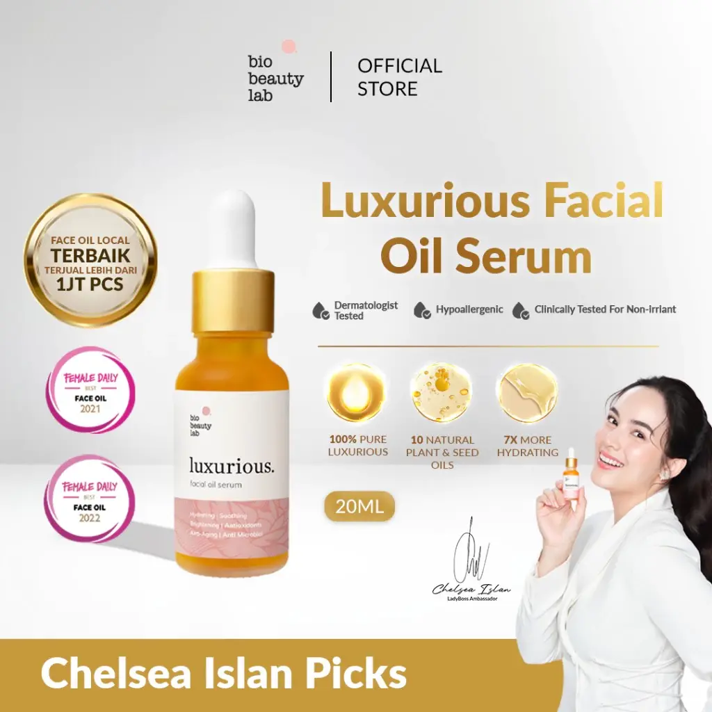 Bio Beauty Lab 20ml Luxurious Facial Oil Serum