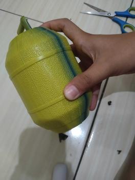 Product Review of Celengan Plastik Tong Warna Warni from s**s 2
