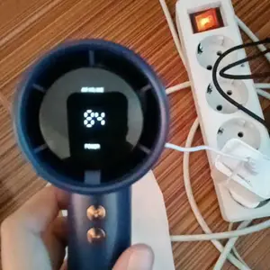 Kipas Mini Portable N68 5 Speed Wind Kipas Angin Genggam Dengan Tampilan Baterai LED