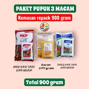 PAKET HEMAT PUPUK ANGGUR 900 GRAM MKP PAK TANI KNO3 PAK TANI BORONI UNTUK BERBAGAI MACAM BUAH