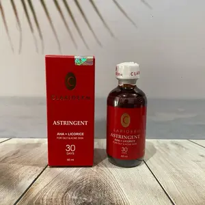 Toner Clariderm Astringent AHA 30days 60ml Bpom