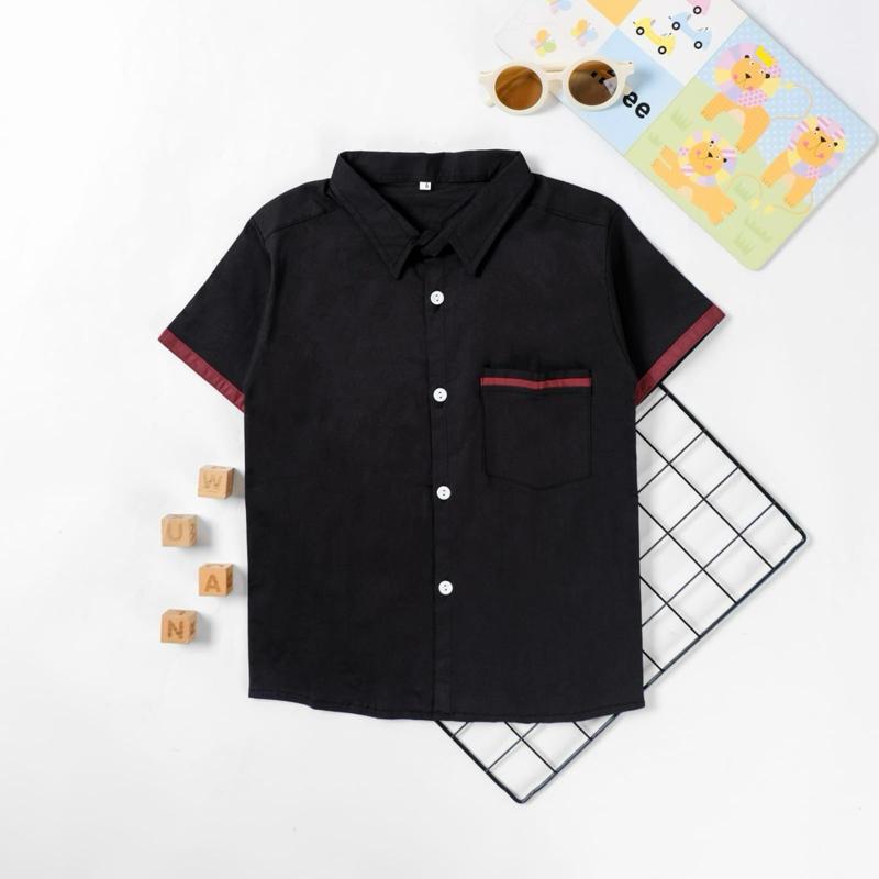 Kemeja Anak Laki-laki // Kemeja Anak Polos // Kemeja Anak Bahan Nyaman 1