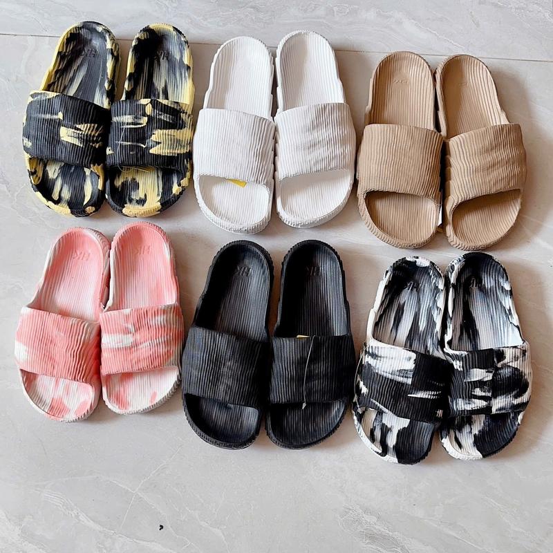 Dép Quai Ngang - Đám Mây Vân Nổi Nam Nữ - Dép Đế Bằng.