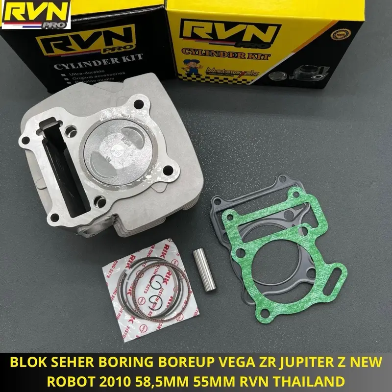 BLOK SEHER BORING BORE UP VEGA ZR VEGAZR JUPITER Z NEW ROBOT 2010 58,5MM 58 MM 55MM 55 MM RVN THAILAND 6