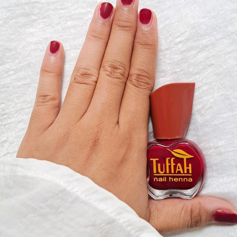 HENNA TUFFAH MAROON HALAL SAH SHOLAT 100% ORIGINAL nail henna muslimah kutek 0