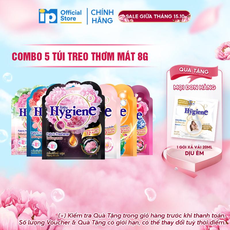 Combo 5 Túi Treo Thơm Mát Hygiene 8g