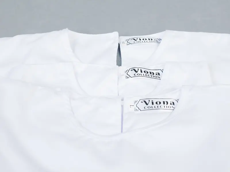 SETELAN BUSANA muslimAH ANAK HITAM PUTIH baju kancing Katun Lembut Nyaman TK SD TPA 7