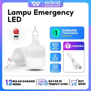 [COD]Emergency LED Bulb LED IN CAS Home Camping lampuemergency Tent Light Listrik 100w