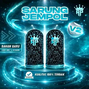 Murah meriah Sarung jempol Ap king V2 Logo Reflective Responsif+Sensi Game FF - Untuk Game Mobile Free Fire Gaming By Andra St
