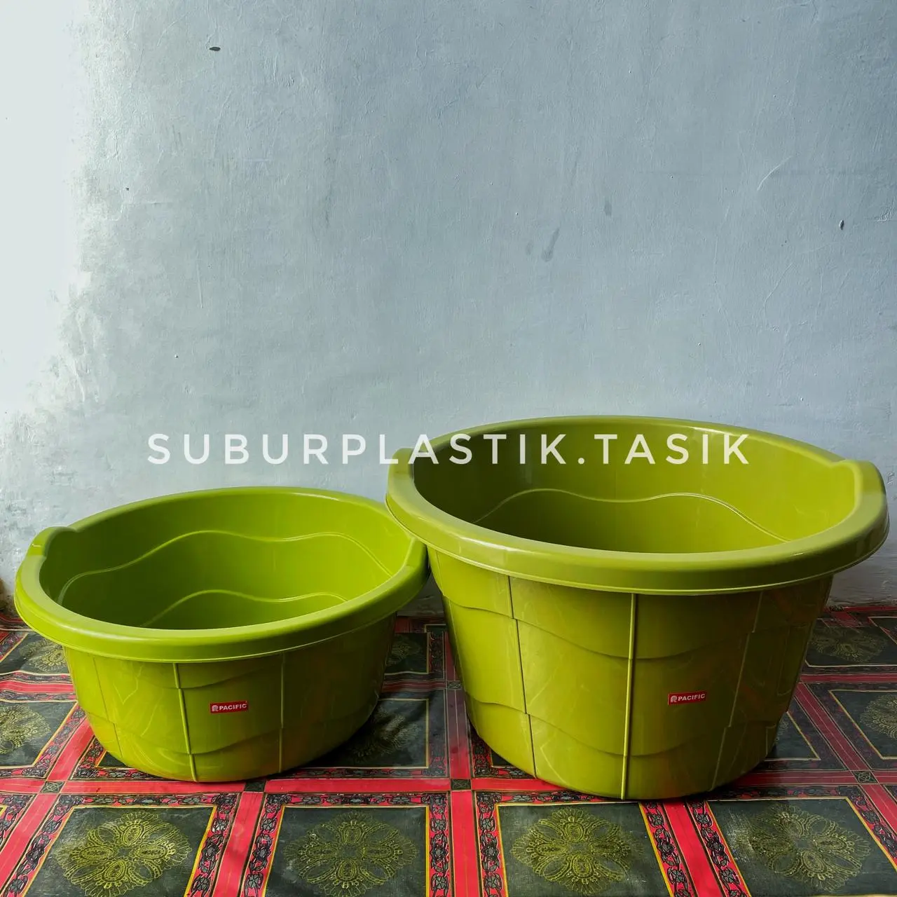 Bak Pacific 20 45 Liter Penampuan Air Baskom Jumbo Perlengkapan Kamar Mandi Plastik Tebal