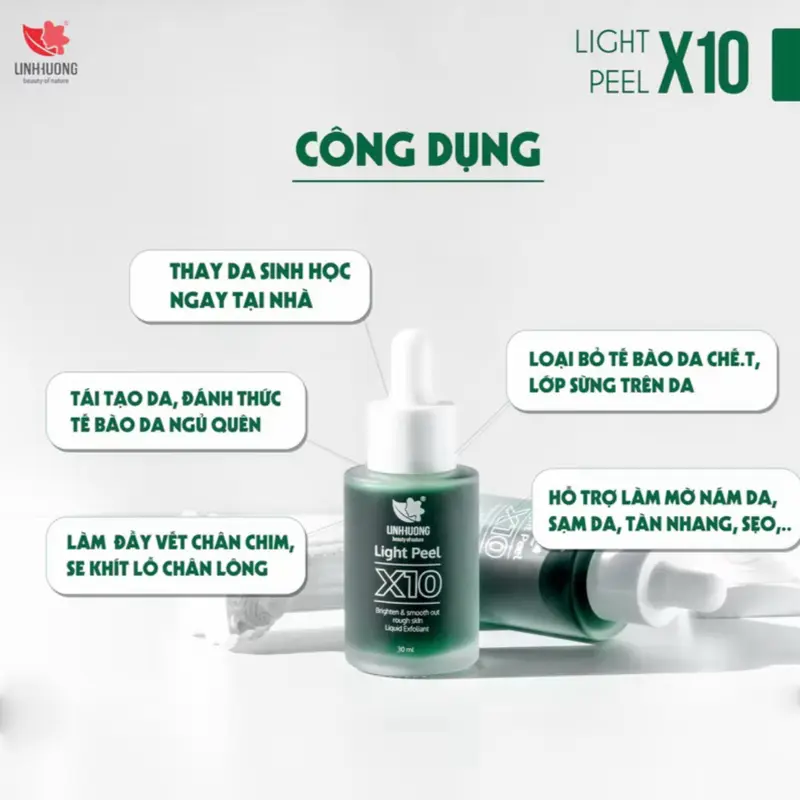 Peel da tái tạo căng bóng , trẻ hoá , mờ nám Linh Hương