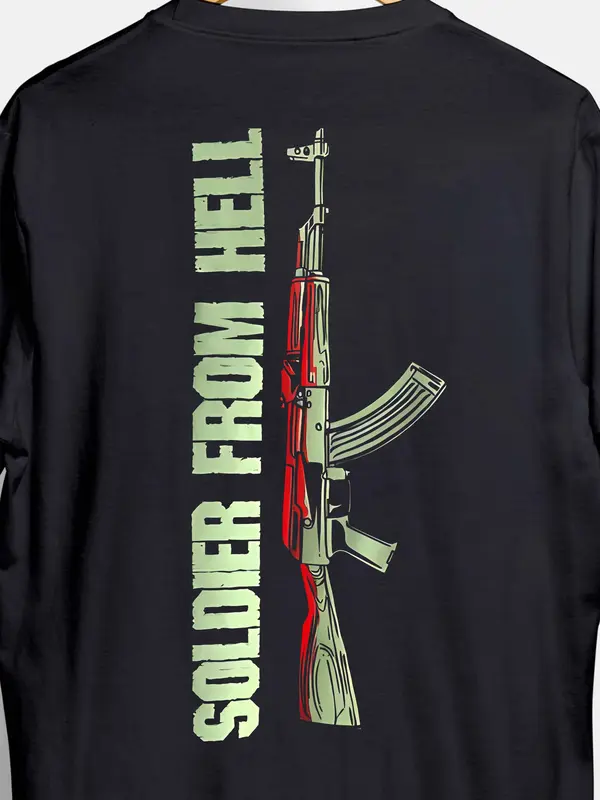Kaos Band DEAD VERTICAL - SOLDIER FROM HELL / Tshirt Premium Musik Rock Metal UNISEX Combed Nyaman Baju Pria Distro Lembut Custom 5