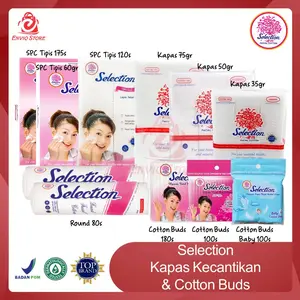 ENVIO - Selection Kapas Kecantikan 35Gr 50Gr 75Gr | Cotton Buds 100s 180s Baby
