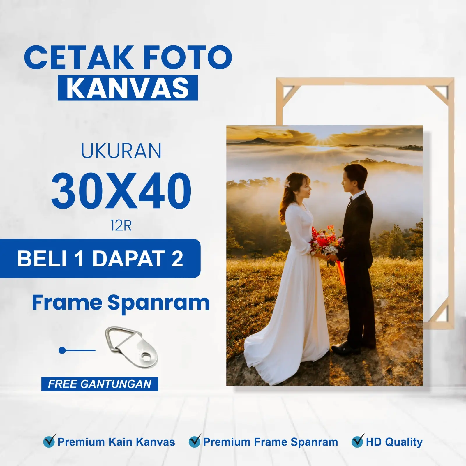 30 x 40 uk 12R( beli 1 dapat 2)