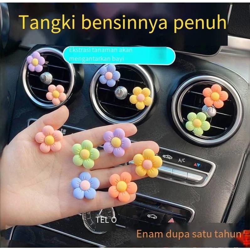 Product Introduction of bunga Baru Dekorasi Mobil Kendaraan Pusat Konsol Dekorasi & Ornamen Lucu Penyembuhan Seri Segar Bergetar Kepala Dekorasi Bunga Car 11