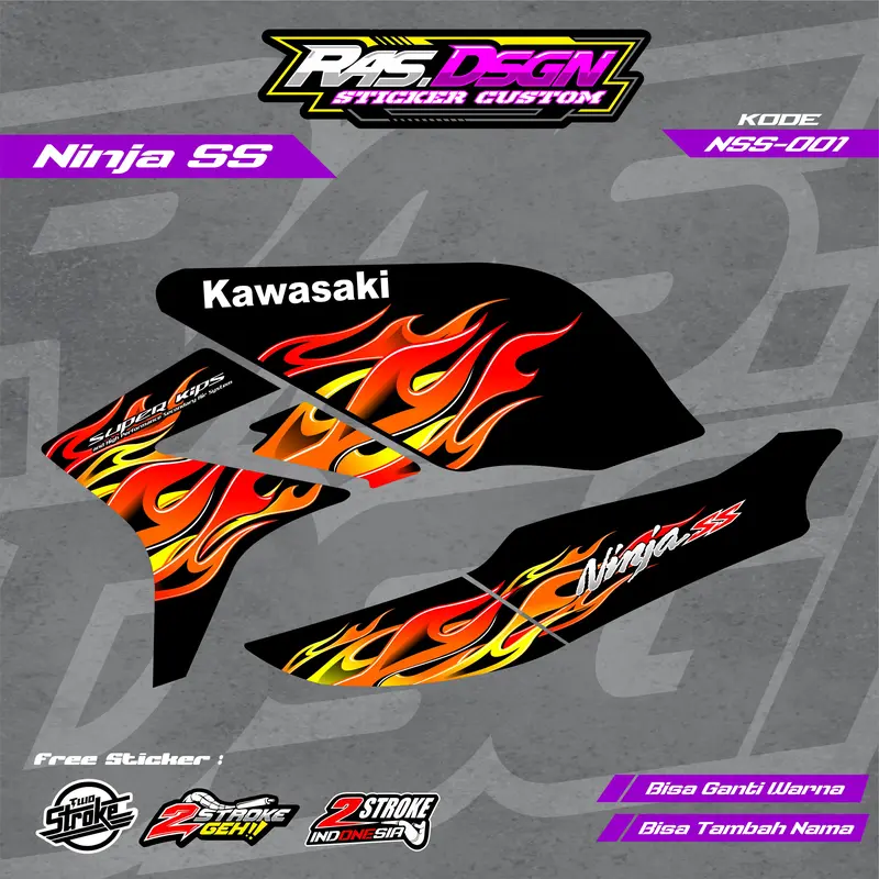 Striping Ninja SS Api Transparan - Striping Ninja SS/R Transparan 2