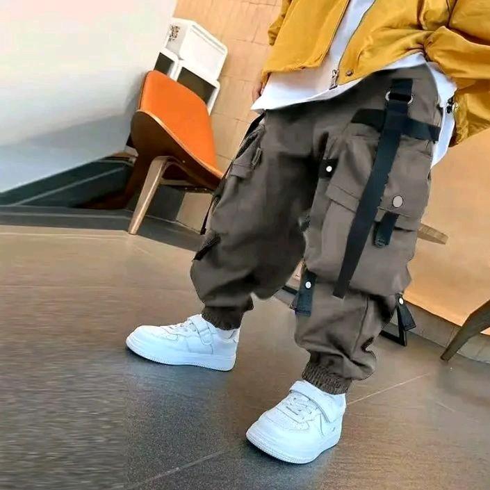 Celana Cargo anak Laki-Laki Model Terbaru  Korean Style Fashion Keren 4