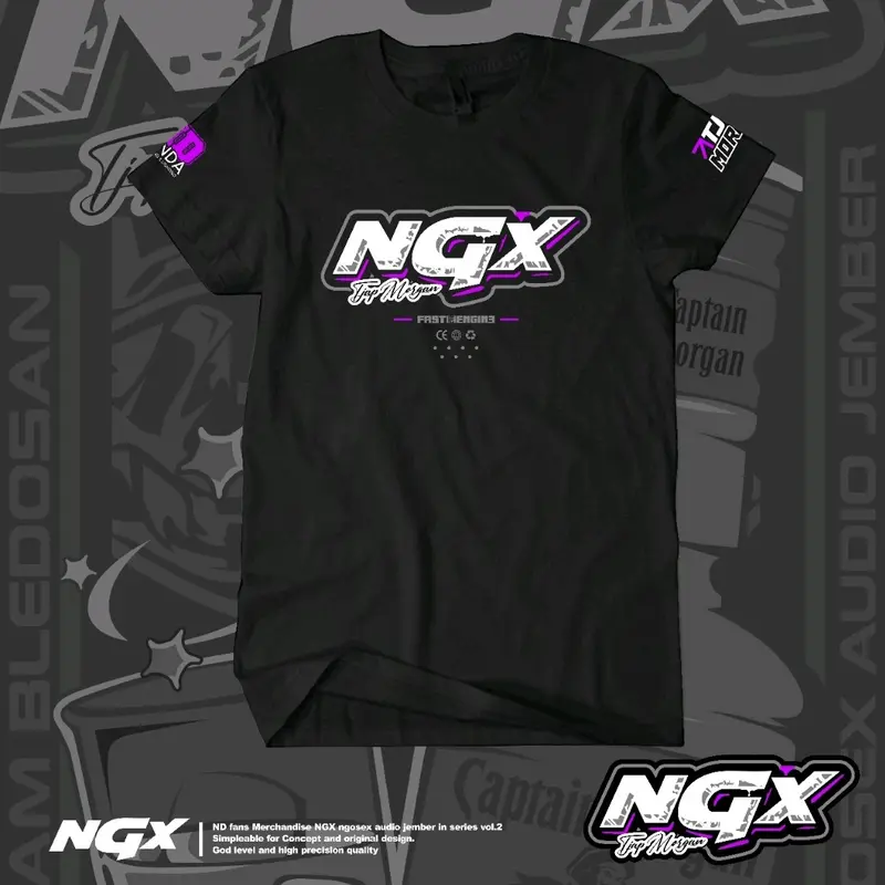 Kaos Sound NGX NGOSEX Tjap Morgan Vol2 Terbaru 2025 Distro Digital Printing Combed 24s 4