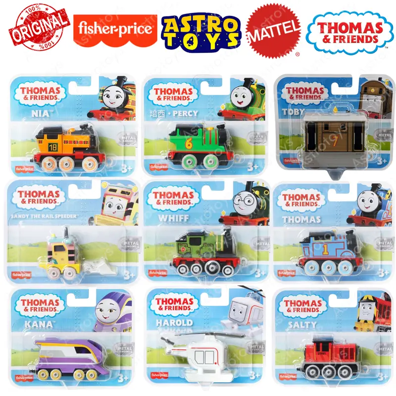 Thomas and Friends Push Along Metal and Plastic Engine Trackmaster from Fisher Price Original / Mainan Anak Diecast Kereta Api Tomas 3