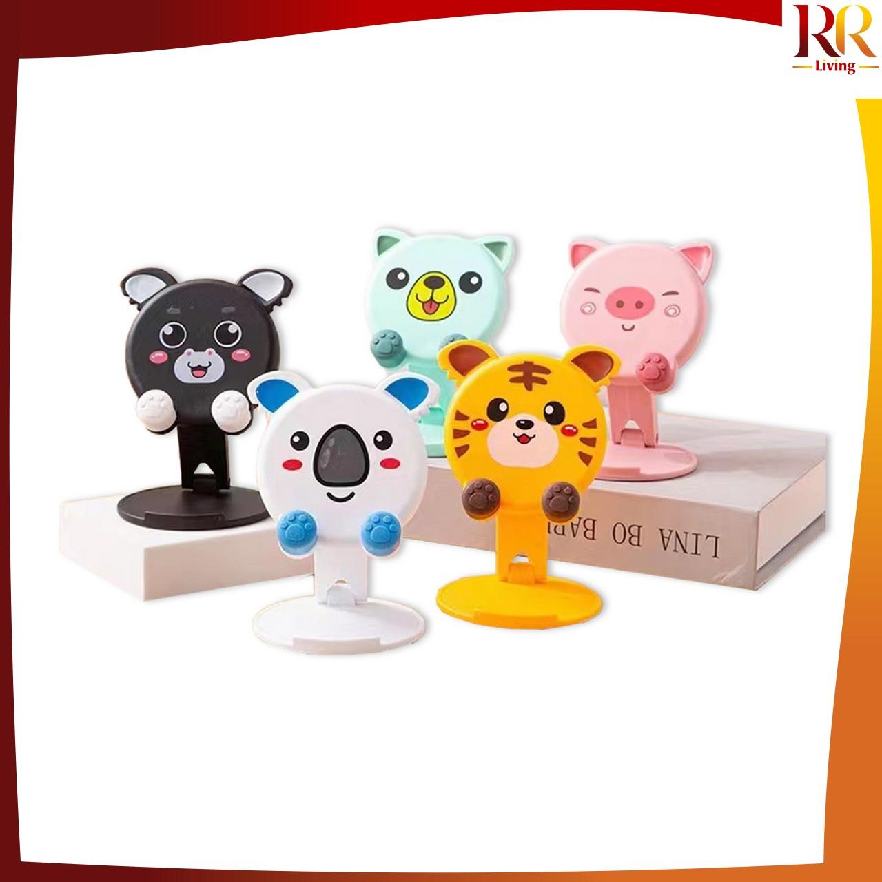 [COD] RR C727 Stand Holder Lipat Motif Animal Karakter Lucu Folding Dekstop Dudukan Hp Multifungsi / Phone Holder Hp Untuk Penyangga Ponsel Tatakan Handphone