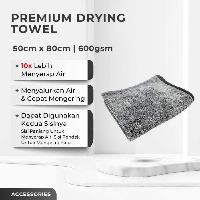 Gambar Aniki Premium Drying Towel Twisted Loop 600GSM 50x80cm - Handuk Pengering Mobil dari Aki Murah Jakarta Kota Tangerang Selatan Tokopedia