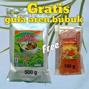 Promo tepung garut asli 500 gram gratis gula aren bubuk 100 gram Berlaku kelipatan