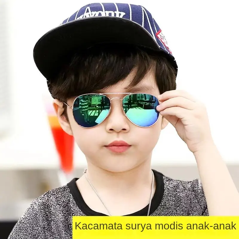 Kacamata anak model aviator keren untuk usia 4 sampai 6 tahun 0