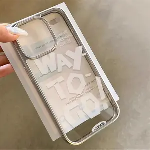 Blissful TPU Case protective “way to go“ for iPhone 14 15 Pro MAX 11 13 12 16 Pro XR XS MAX 7 8  S Plus 7Plus 8Plus SE silicone shockproof mobile phone case