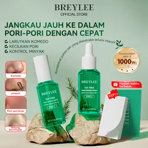 [OFFICIAL STORE] Blackhead Remover Mask Step 1(17ml) - Pengangkat / Pembersih Komedo /breylee komedo/masker komedo/masker komedo/dan pori pori/ Pore Minimizer Serum Step 2(17ml) - Mengencangkan , Mengecilkan Pori , Mengontrol Minyak Wajah