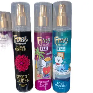 Fres & Natural Hijab Refresh BT21 Persona Blush Love Yourself Parfum Mist 100ml