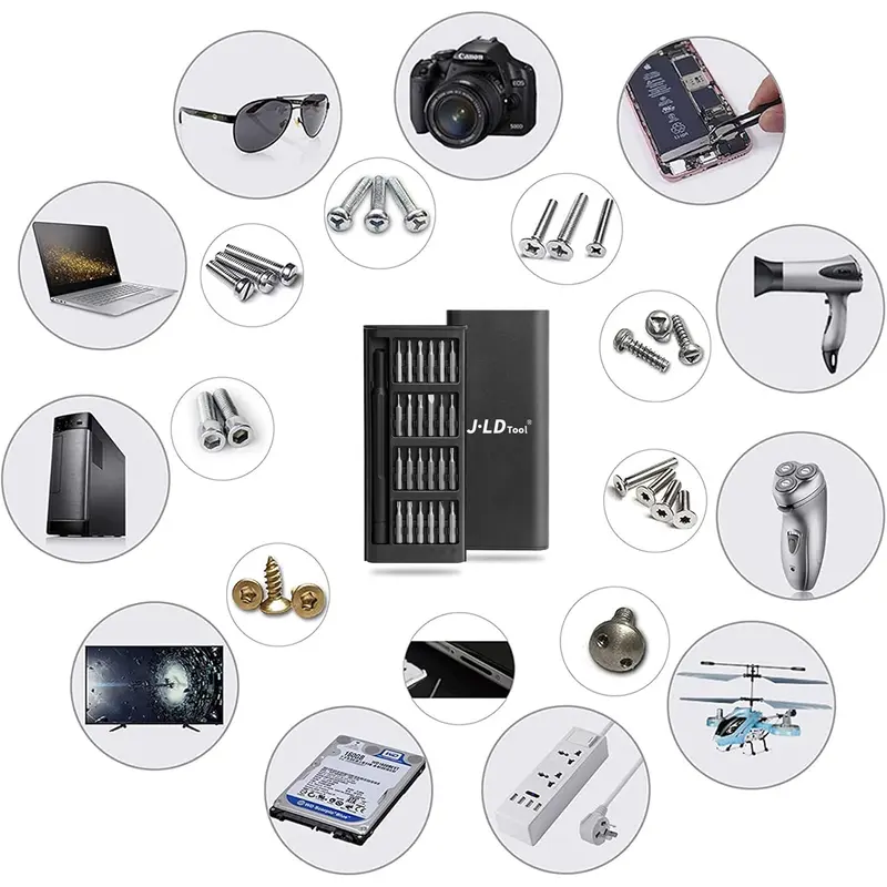 JLD Obeng Set 52 IN 1 Multifungsi Obeng Hp Full Set obeng presisi magnet precision screwdriver obeng set kecil lengkap obeng  magnetik 7